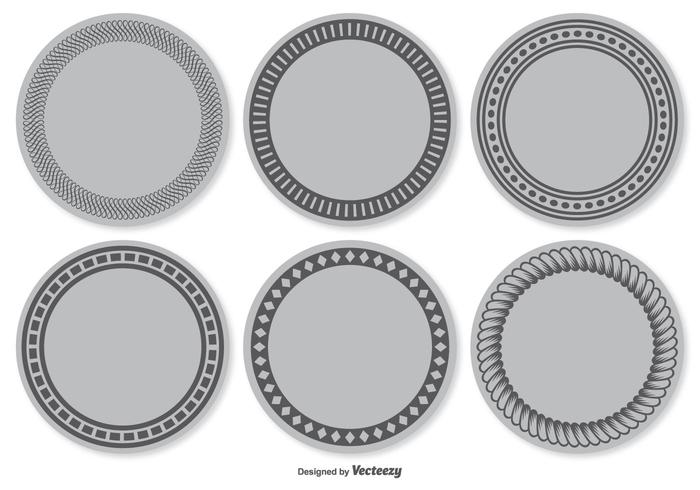 Blank Vector Label Set