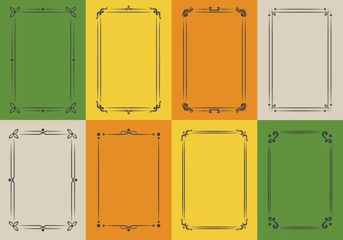 Border Designs Set vector