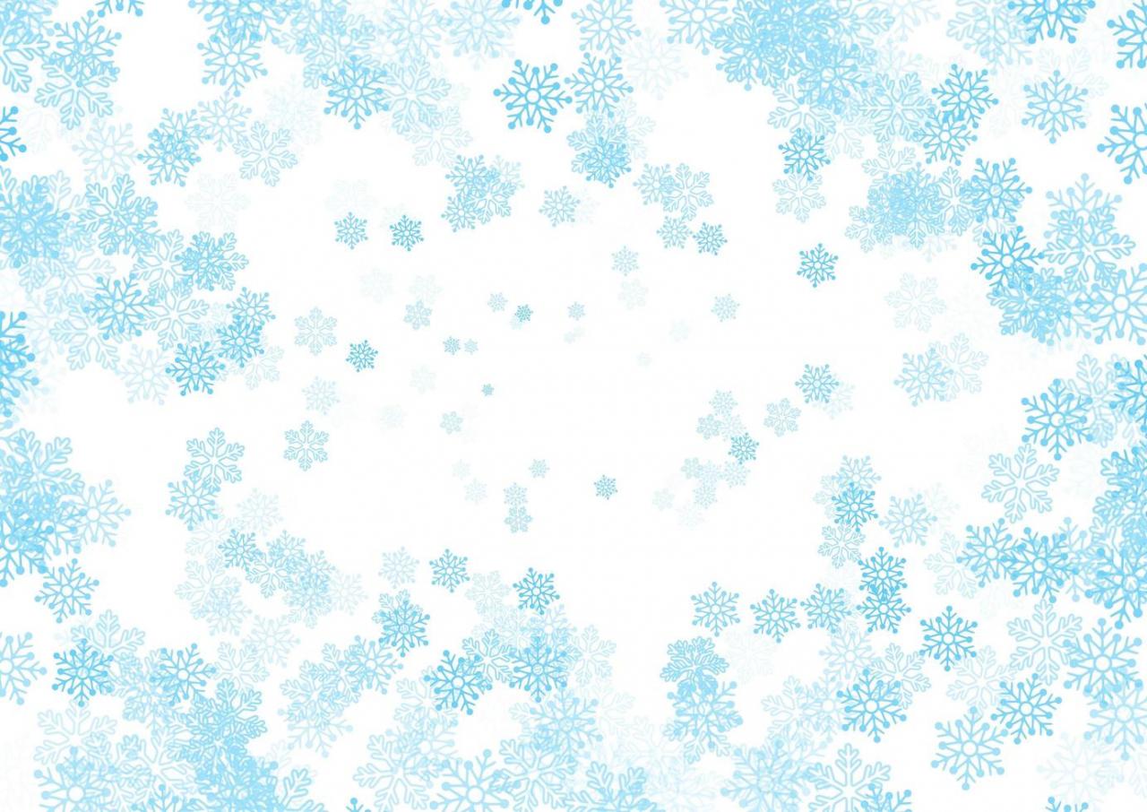 Christmas snowflake border vector