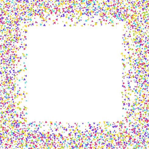 Confetti border  vector