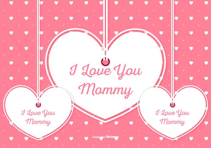 Cute Mother's Day Illustration vector