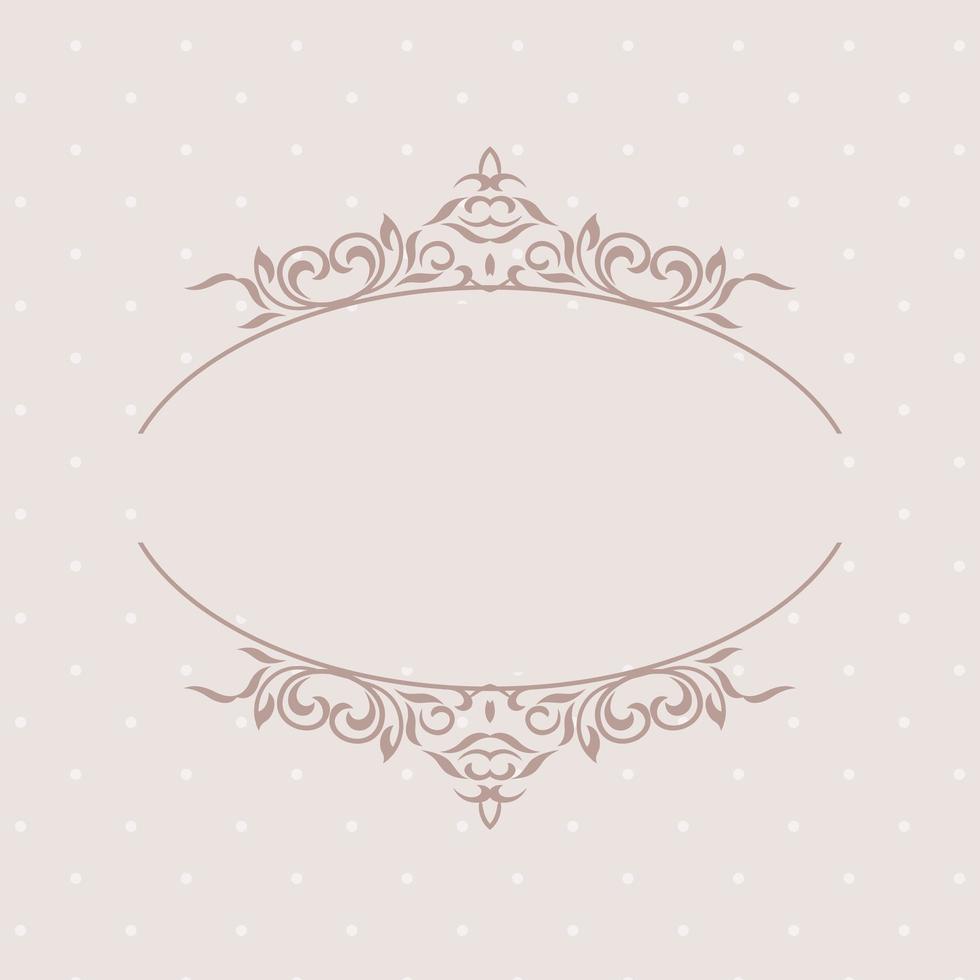 Decorative elegant border vector