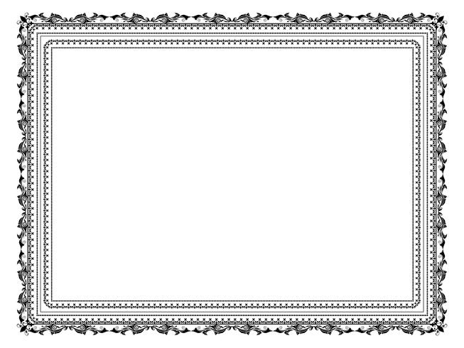 decorative frame  vector