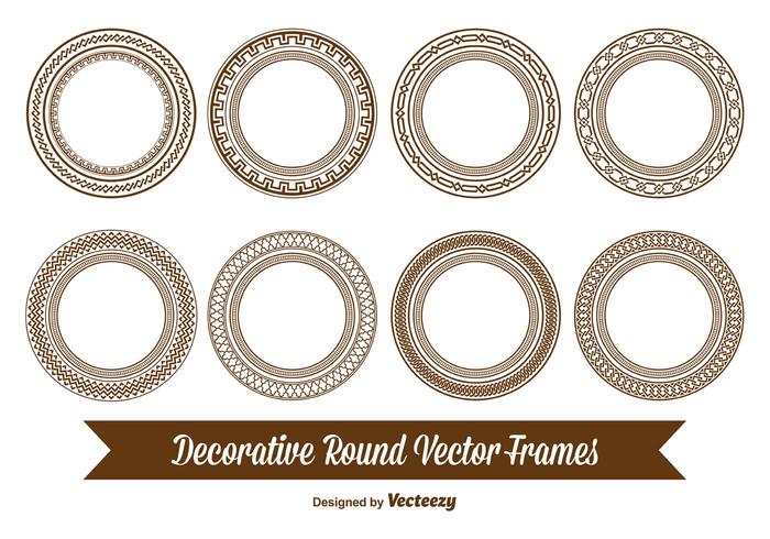 Decorative Round Frames vector