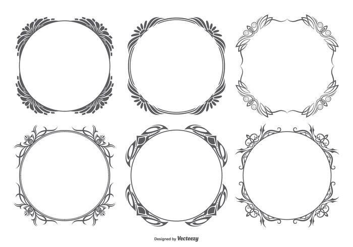 Decorative Vector Frames Collection