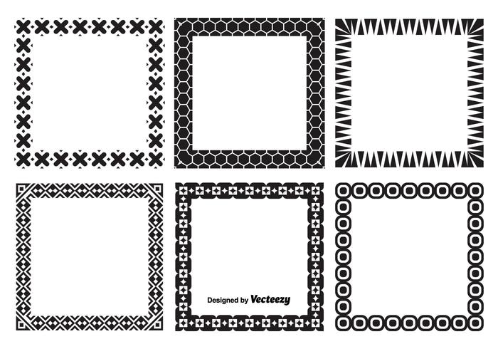 Decorative Vector Frames Set