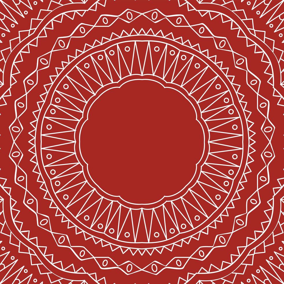 Flower mandala background. vector