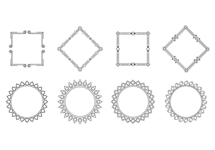 Free Cartouche Frame Vector