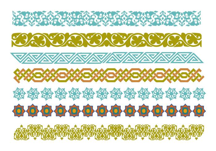 Free Decorative Islamic Ornaments Vector