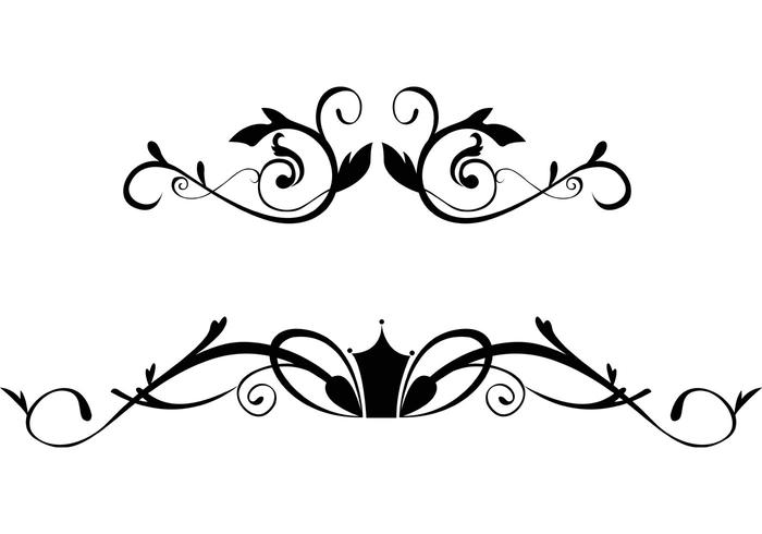 Free Floral Ornamental Border Vectors