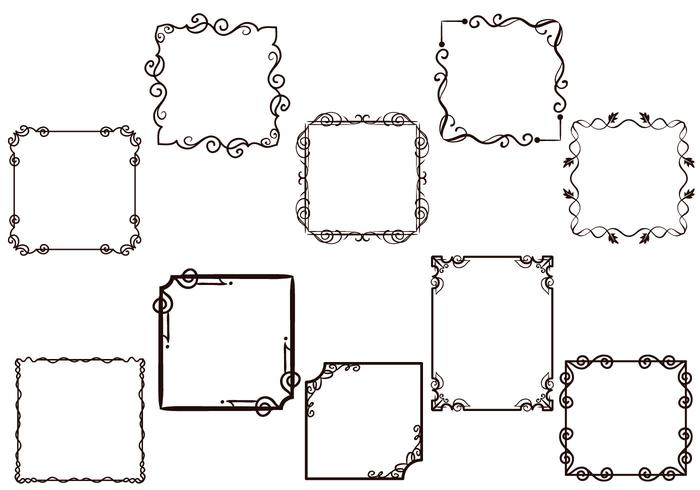 Free Frames Vectors