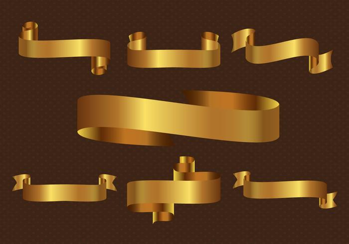 Free Gold Ribbon Vector