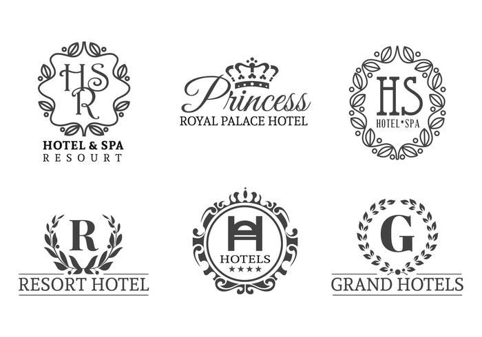 Free Hotels Vector Logo Set