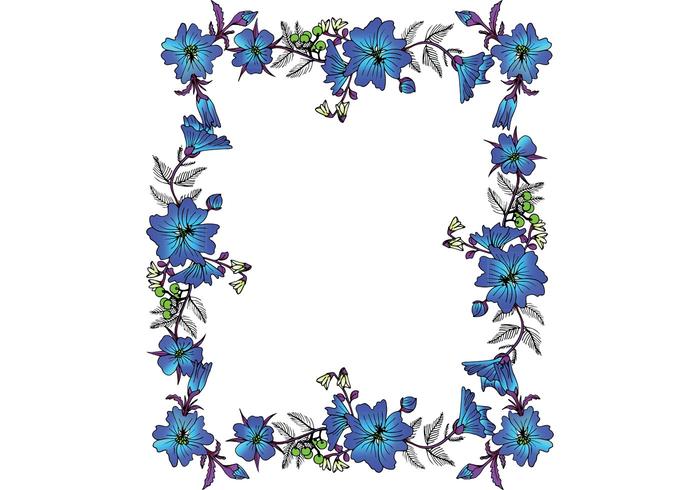 Free Vector Floral Frame