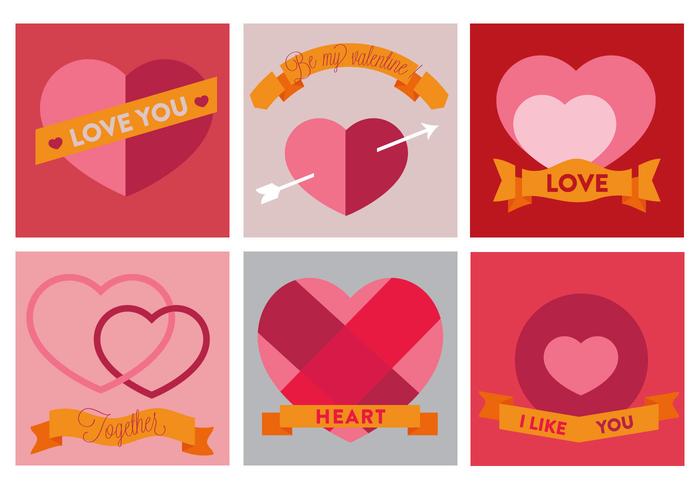 Free Vector Heart Icons