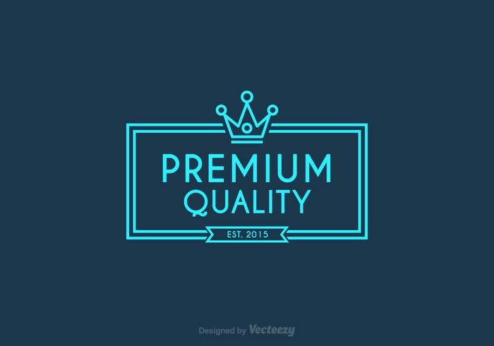 Free Vector Line Crown Logo