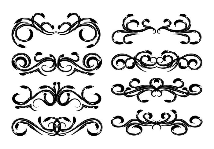 Free Vintage Floral Decoration Vector