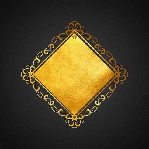 Gold and black background  vector