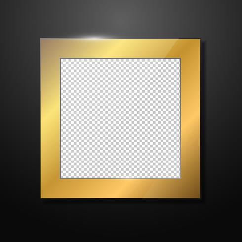 Gold Photo Frame vector