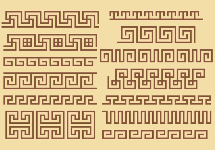 Greek Key Border Vectors