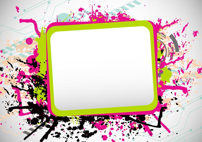 Grunge Funky Frames vector