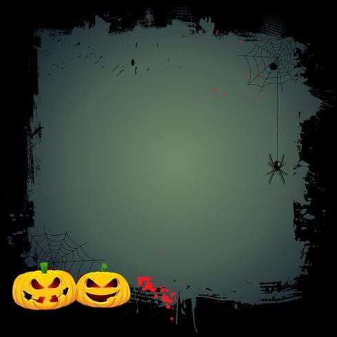 Grunge Halloween background vector
