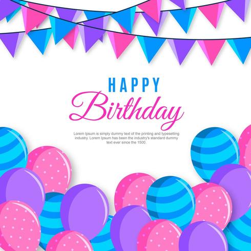Happy Birthday  vector