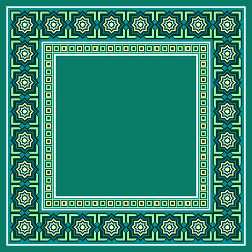 Morrocan Islamic Border Vector