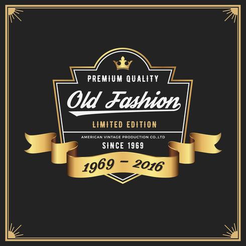 Old fashion frame & label design for Apparel Whiskey Wine Jeans  vector