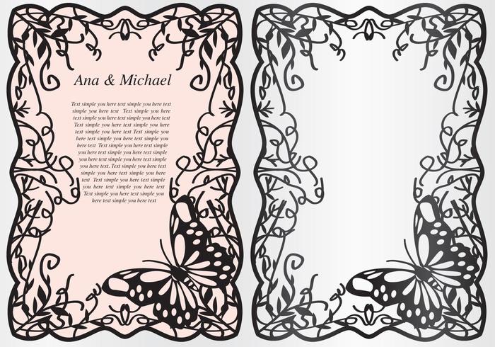 Ornamental Sheet Vector Template 