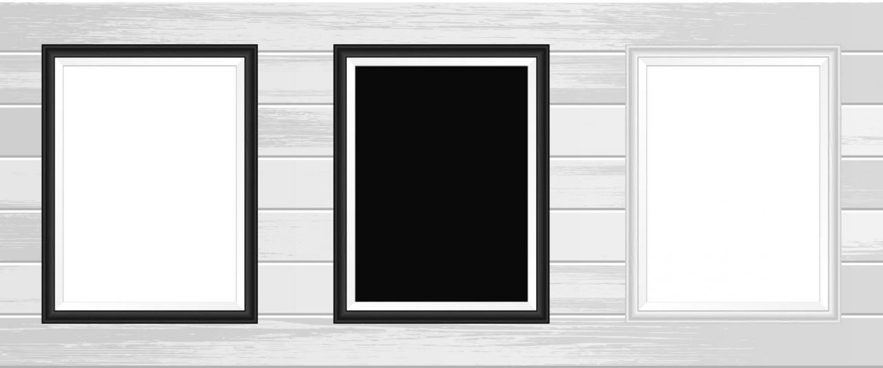 Photo frame vector design illustration isolated on wooden background