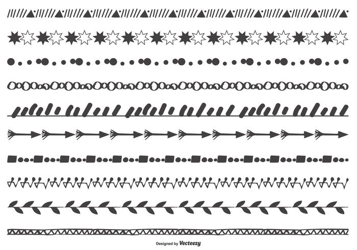 Sketchy Vector Border Collection