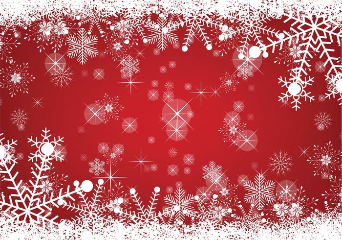 Snowy Christmas Background vector