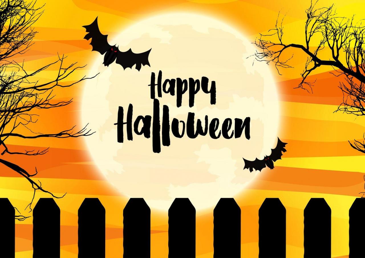 Spooky Halloween Landscape vector