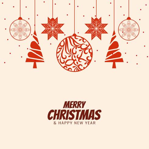 Abstract Merry Christmas celebration greeting background vector