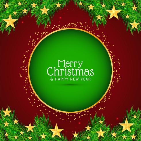 Abstract Merry Christmas festival background vector
