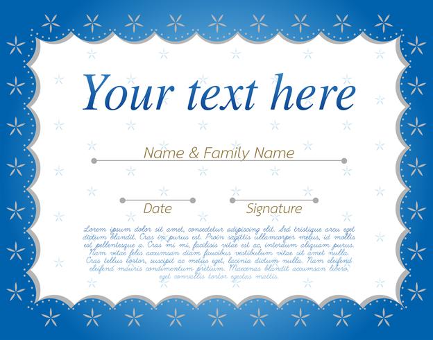 Certificate vector