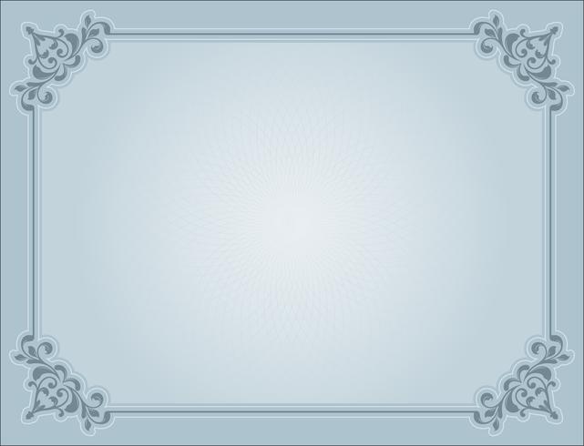 Decorative certificate vector