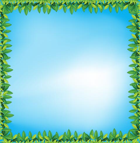 Leaves frame vector