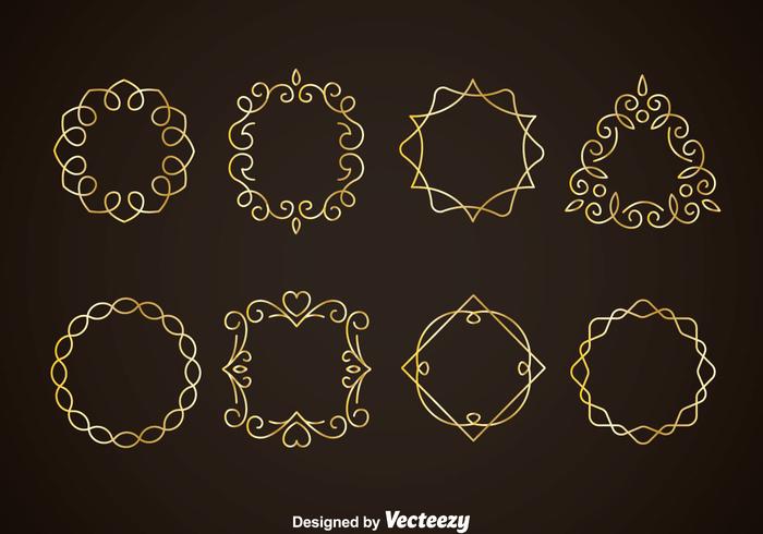 Logo Frame Design Template vector