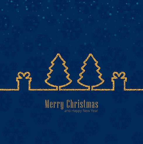 Merry christmas celebration background vector