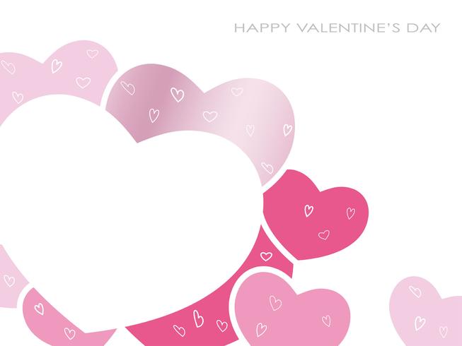 Vector message card for Valentine’s Day, etc.