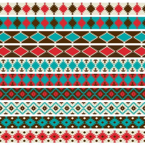 Native American border patterns graphics vector