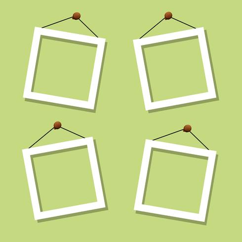 Set of photo frame vector