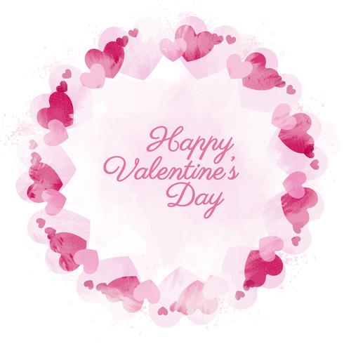 Vector Valentine's Day Decorative Border