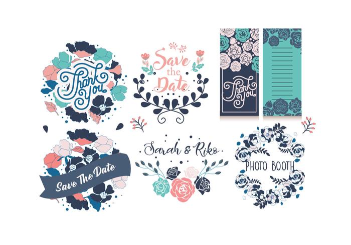 Wedding Elements Vector